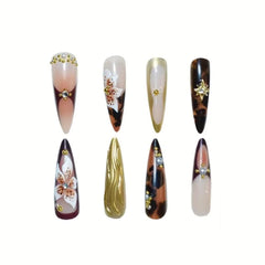 BLGTGH glossy gold curved line accent close-up, refined metallic shine benefit