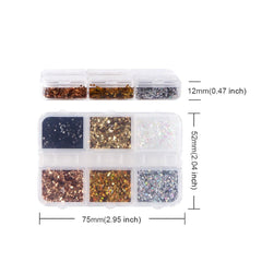 BLGTGH glitter used in festival makeup and hair offering eye-catching shine