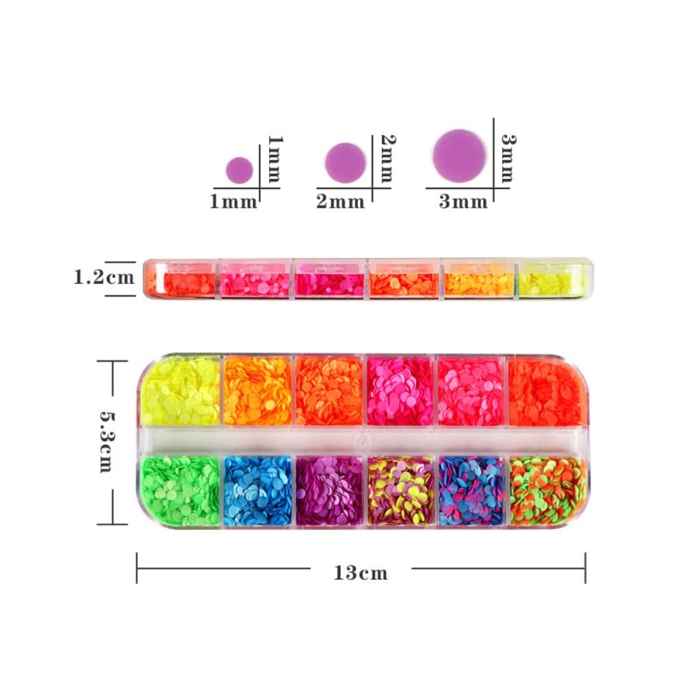 BLGTGH sequins next to ruler showing size and placement precision benefit