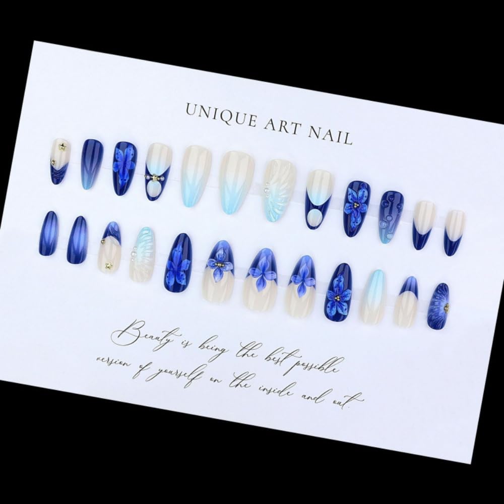 BLGTGH layout of 24 nails displaying size variety for custom fit benefit