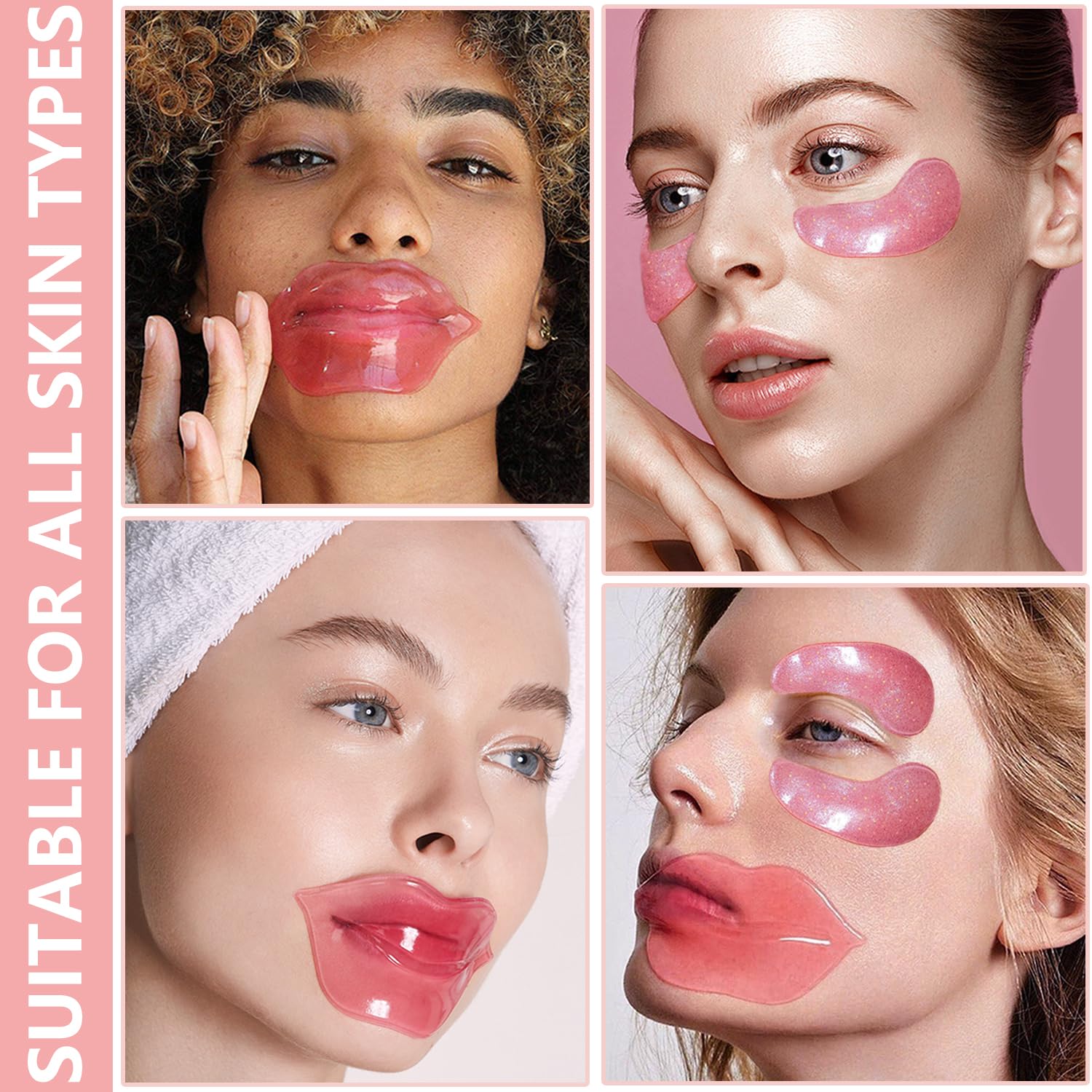 BliBling ingredient display highlighting hyaluronic acid and collagen for moisture
