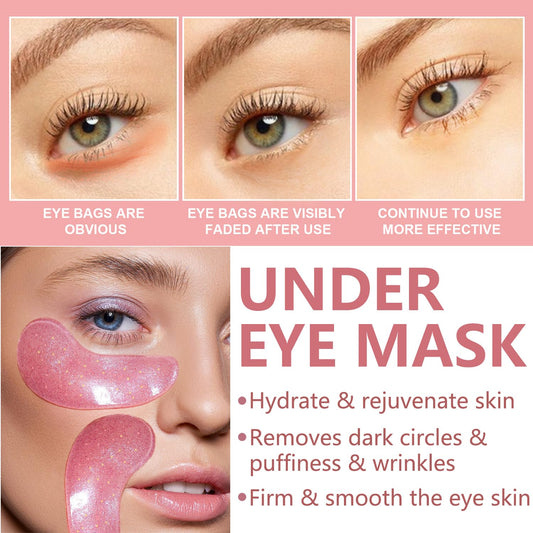 BliBling under-eye patch close-up texture demonstrating smooth adhesion benefit