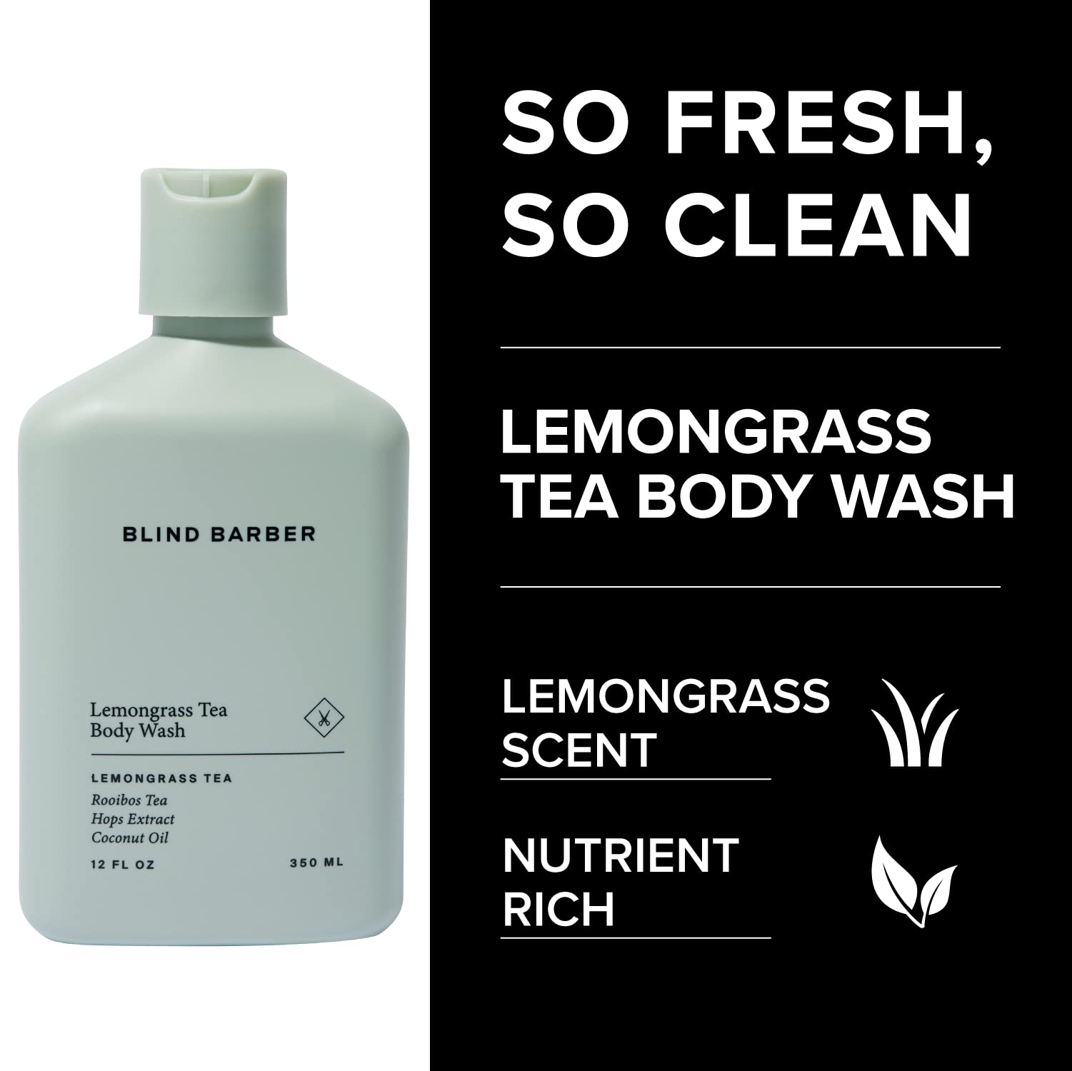 Blind Barber texture lather on hand showing gentle cleansing benefit