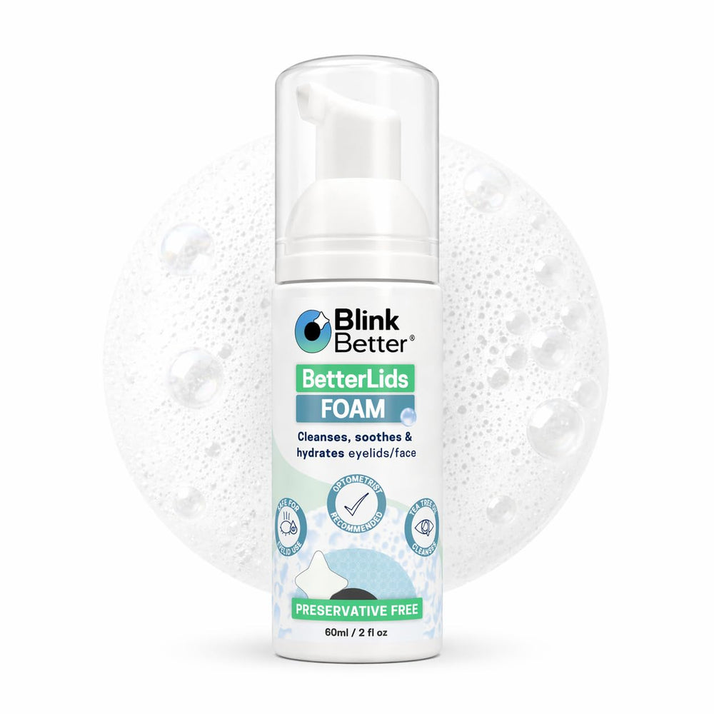 BlinkBetter bottle front packaging showing product and benefits