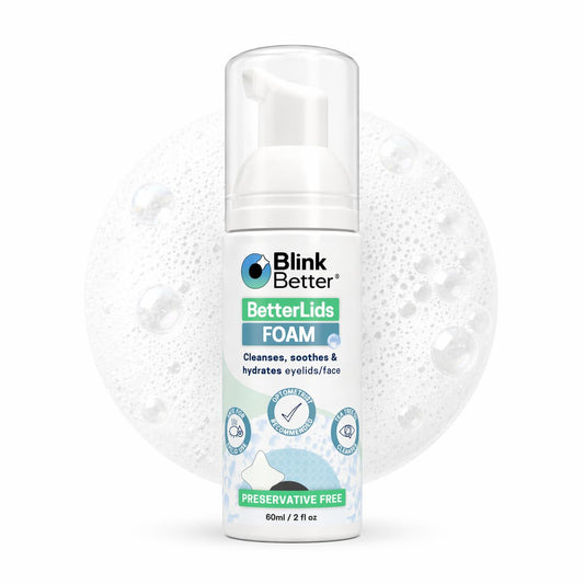 BlinkBetter bottle front packaging showing product and benefits