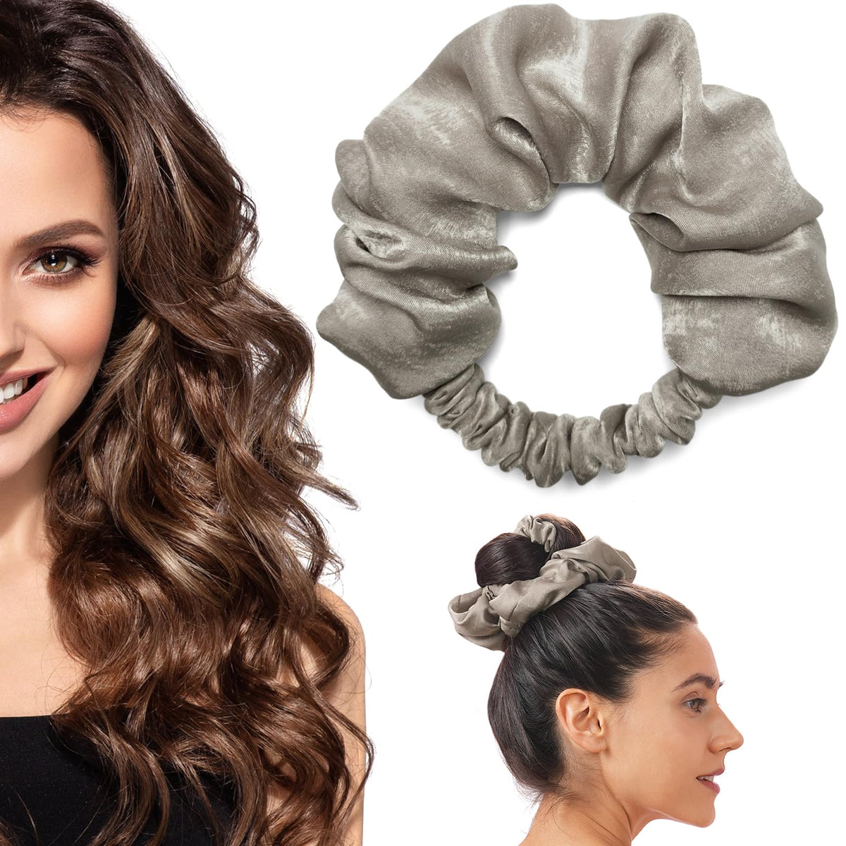 BLINKEEN front view showing the scrunchie design and gentle hold