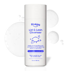Blinkjoy front packaging showing label and benefits for clean lids