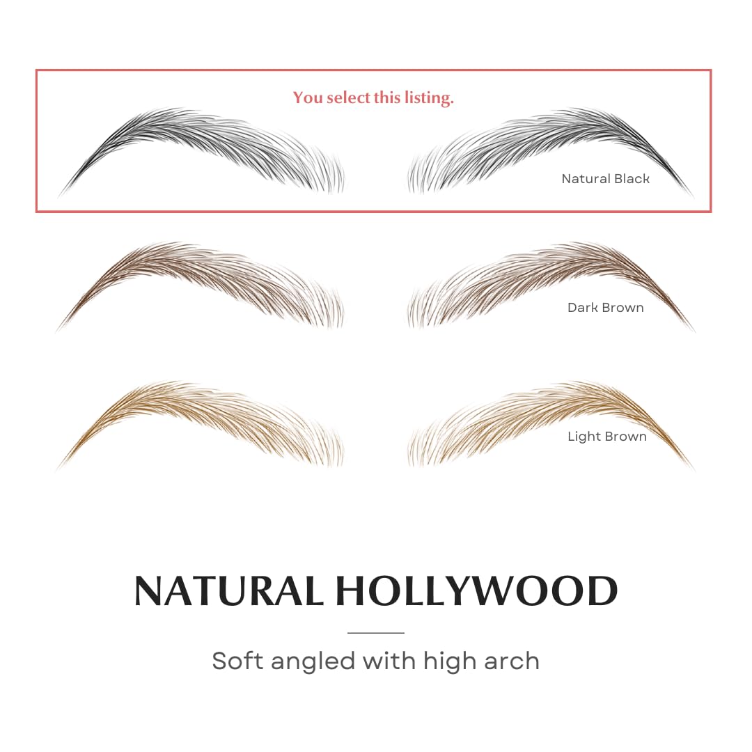 Bliss and Beyond close-up hair-stroke pattern for realistic eyebrow texture