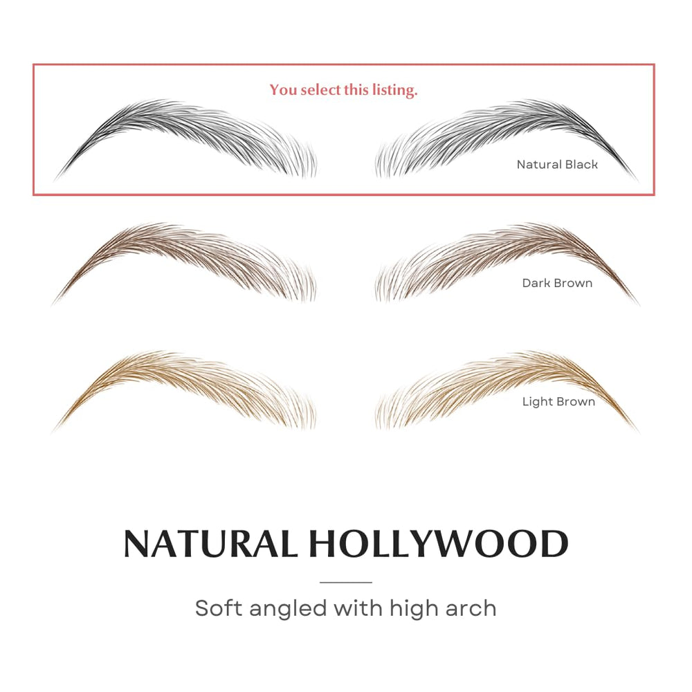 Bliss and Beyond close-up hair-stroke pattern for realistic eyebrow texture