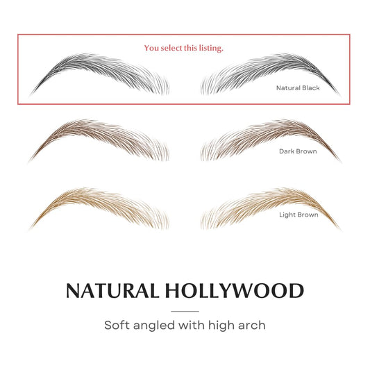 Bliss and Beyond close-up hair-stroke pattern for realistic eyebrow texture