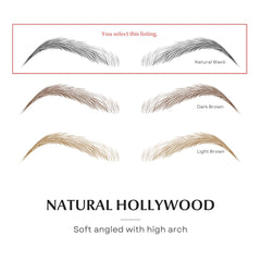 Bliss and Beyond close-up hair-stroke pattern for realistic eyebrow texture