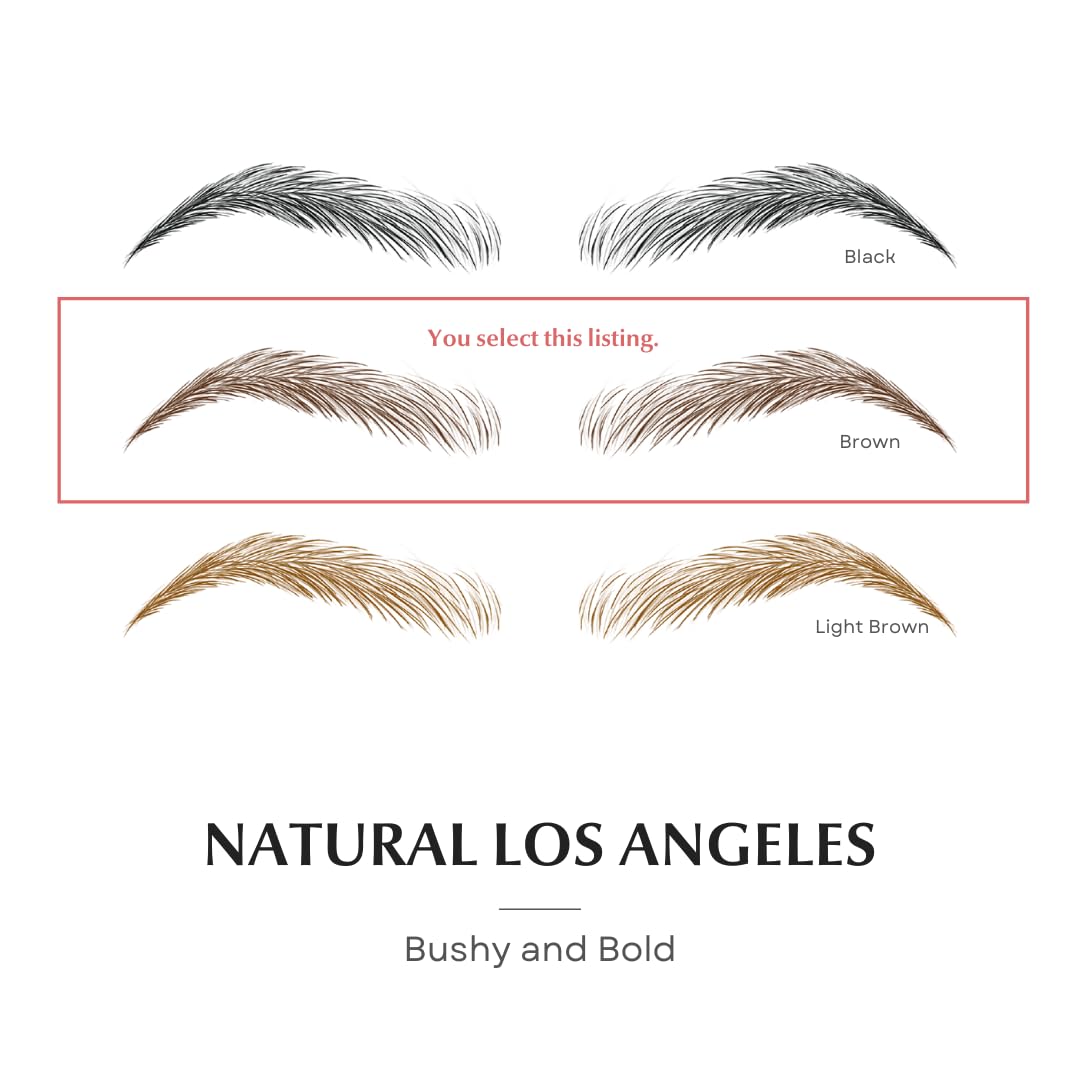 Bliss and Beyond USA full sticker sheet showing multiple eyebrow pairs
