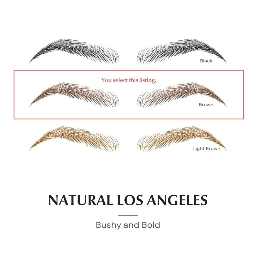 Bliss and Beyond USA full sticker sheet showing multiple eyebrow pairs