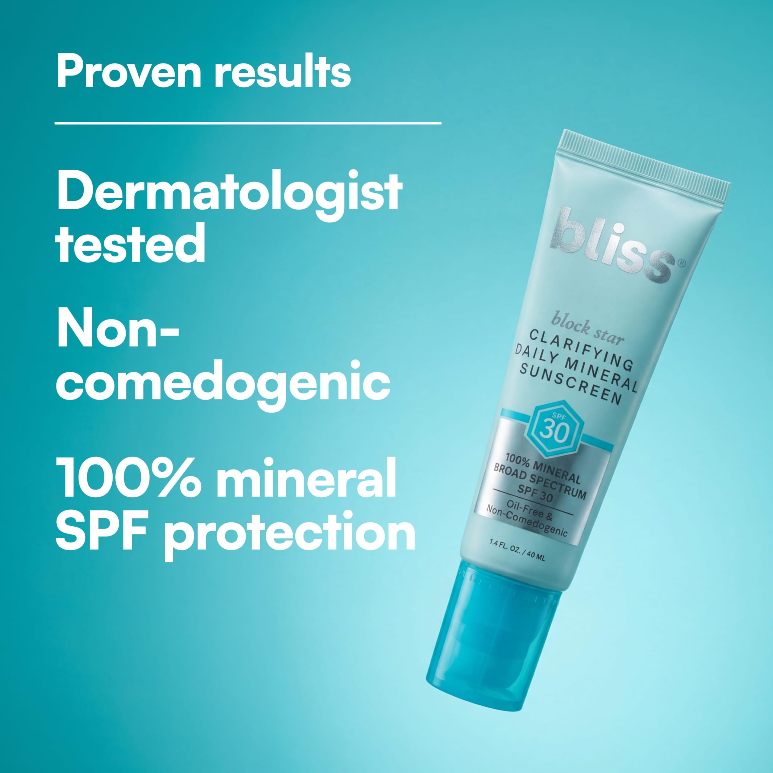 Bliss tinted sunscreen blending into skin to reduce white cast