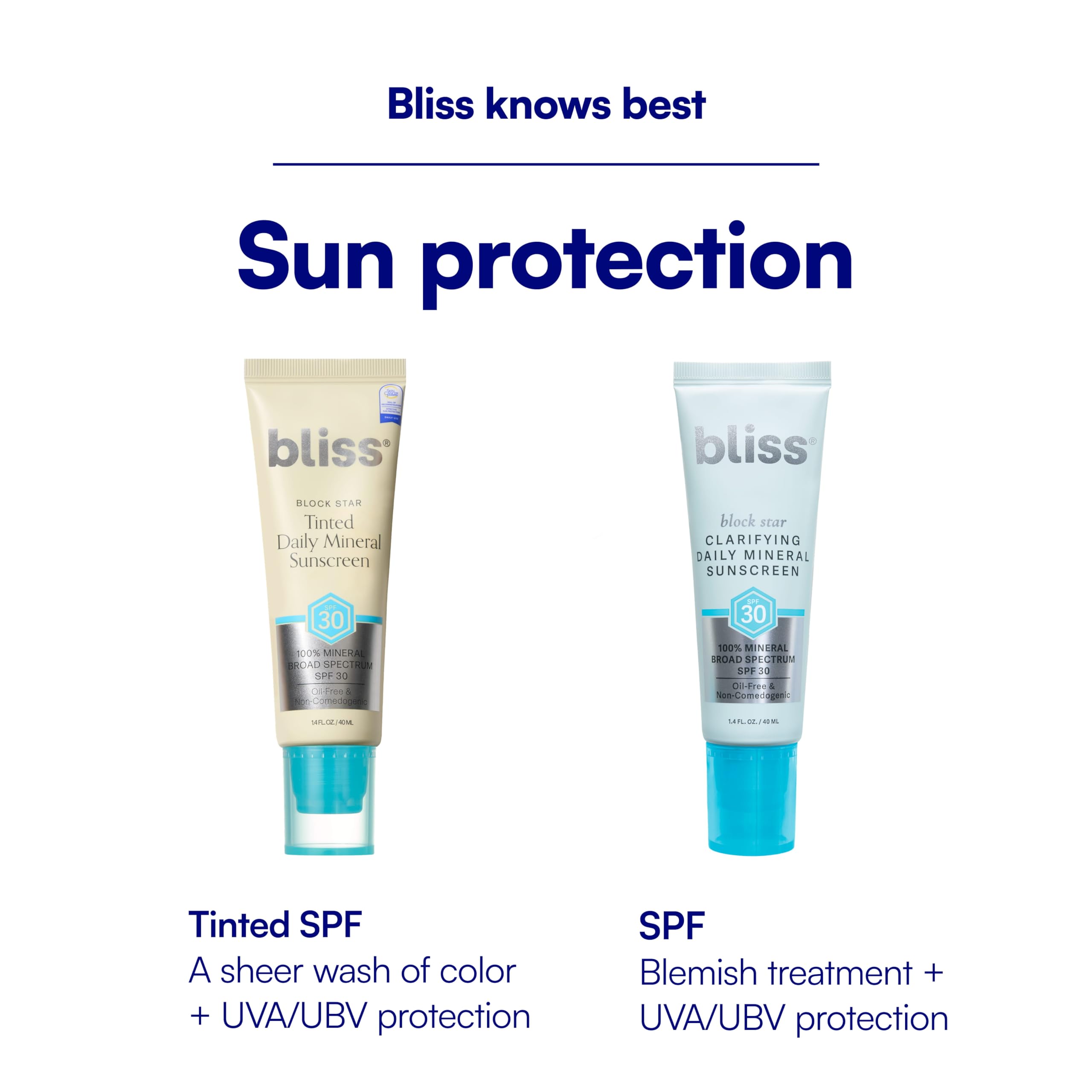 bliss sunscreen under makeup showing seamless layering without pilling benefit