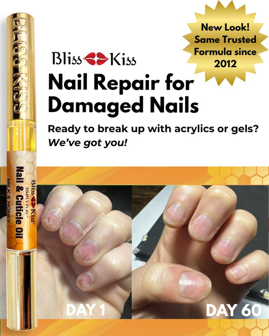Bliss Kiss applicator tip close-up for precise, mess-free application