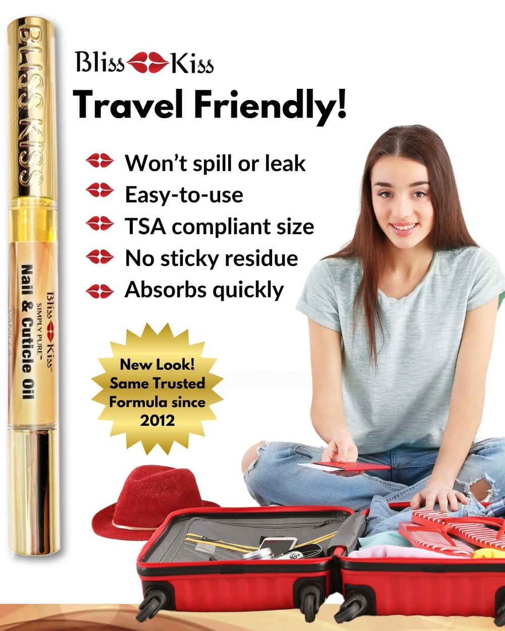 Bliss Kiss four-pack arranged to show value and travel readiness
