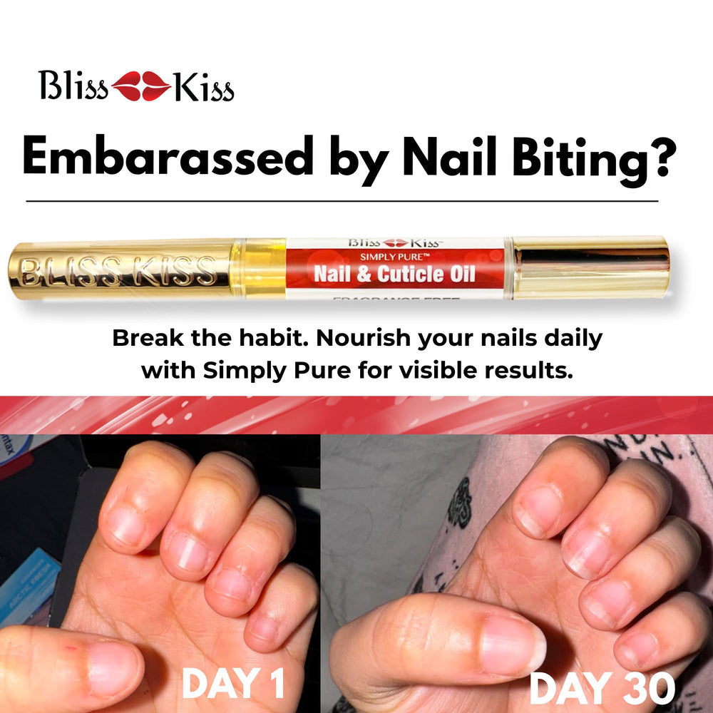 Bliss Kiss oil texture on finger demonstrating quick-absorbing hydration benefit