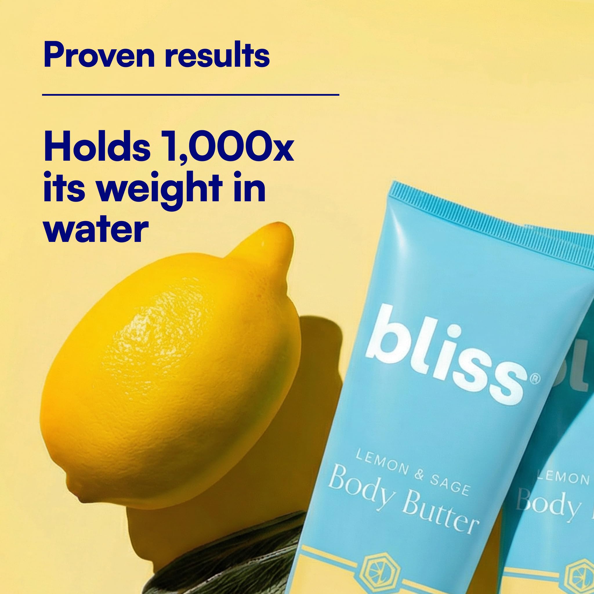 Bliss open jar texture shot, shows rich cream for intense moisture
