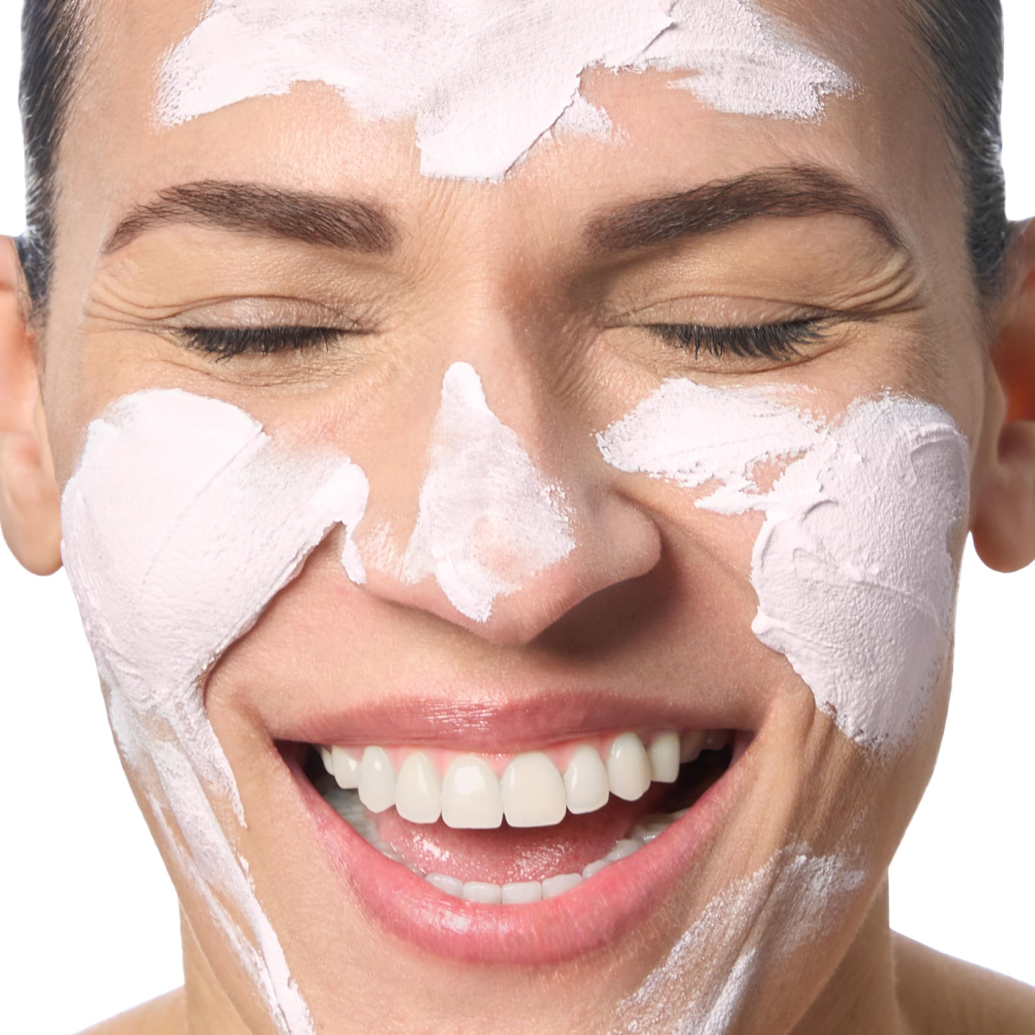 Before and after skin comparison using Bliss showing brighter complexion