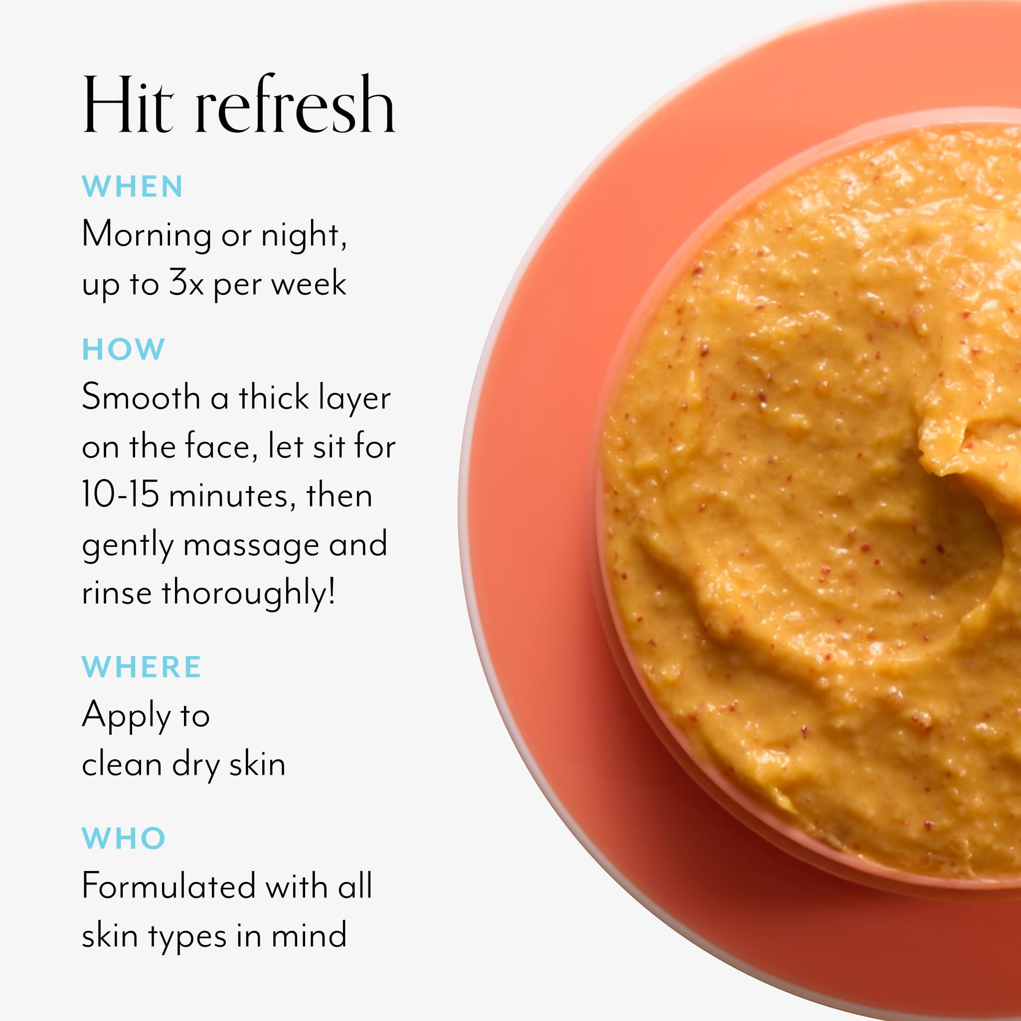 Bliss ingredients flatlay with pumpkin and powders showing natural actives