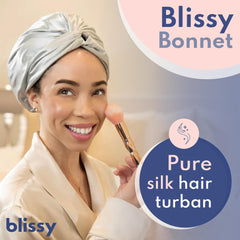 BLISSY interior lining smooth silk that preserves moisture and reduces frizz