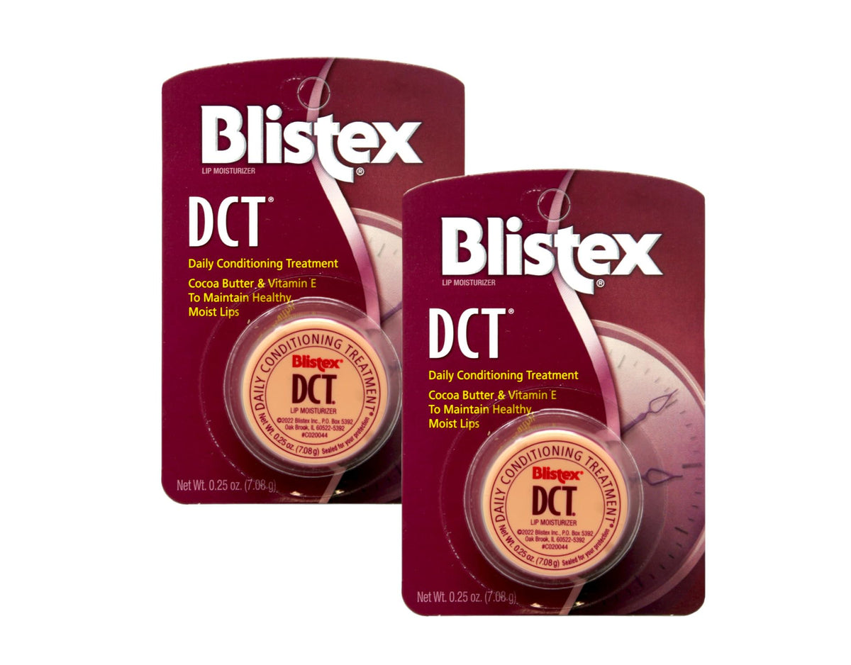 blistex front packaging showing two tubes and clear product benefits