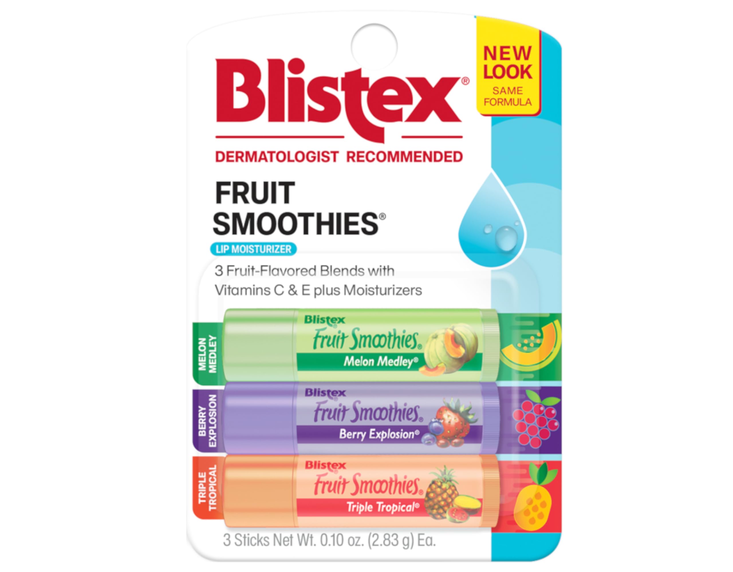 Blistex open stick close-up showing creamy texture for smooth application
