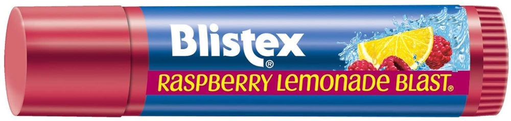 Blistex balm applied to lips demonstrating instant hydration and juicy sheen