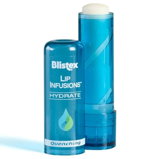 Blistex Lip Infusions close-up texture highlighting smooth, hydrating finish