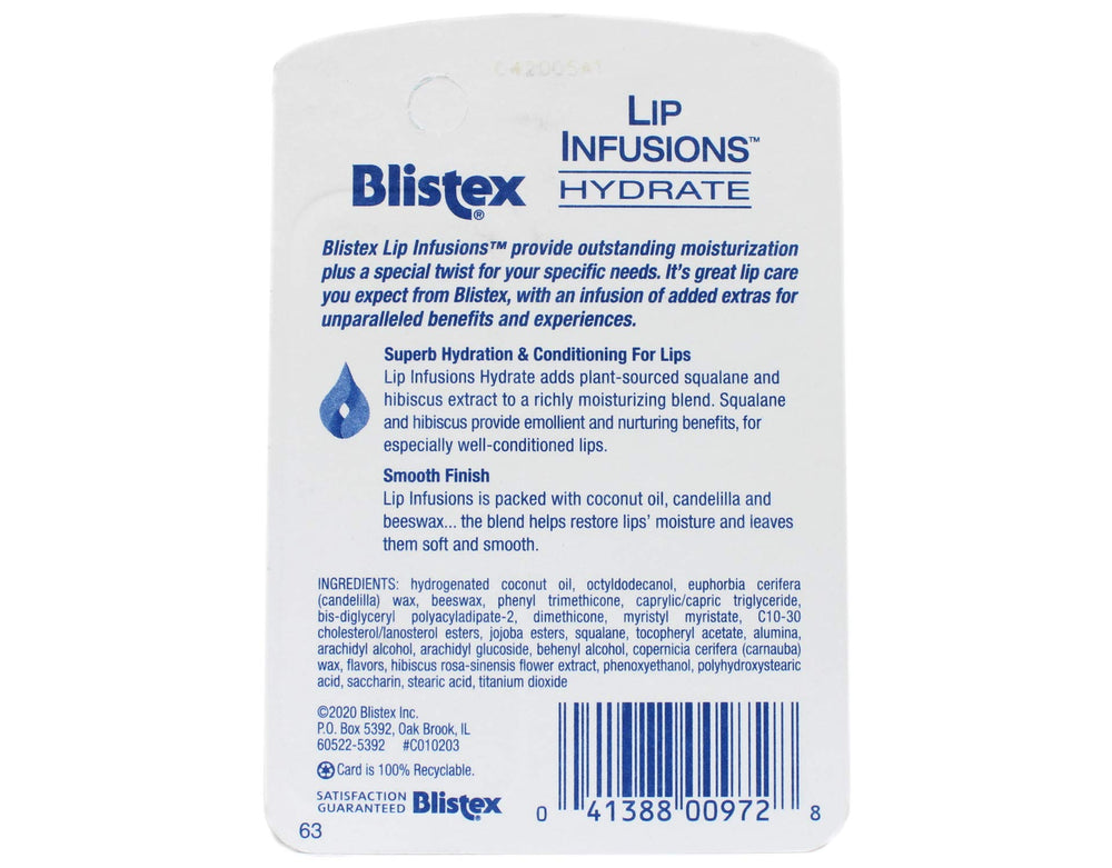 Blistex Lip Infusions in travel setting demonstrating portable hydration benefit