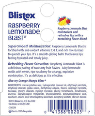 Six Blistex tubes displayed to show pack size and travel-ready convenience