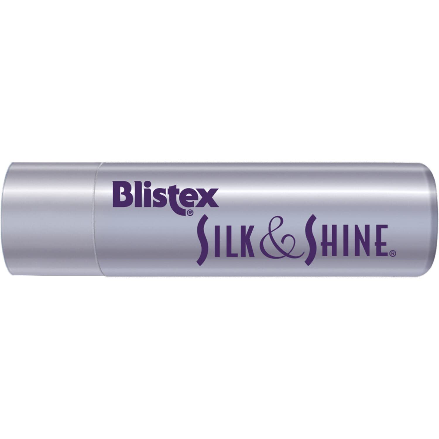 Blistex Silk & Shine applied to lips demonstrating subtle gloss and hydrated look