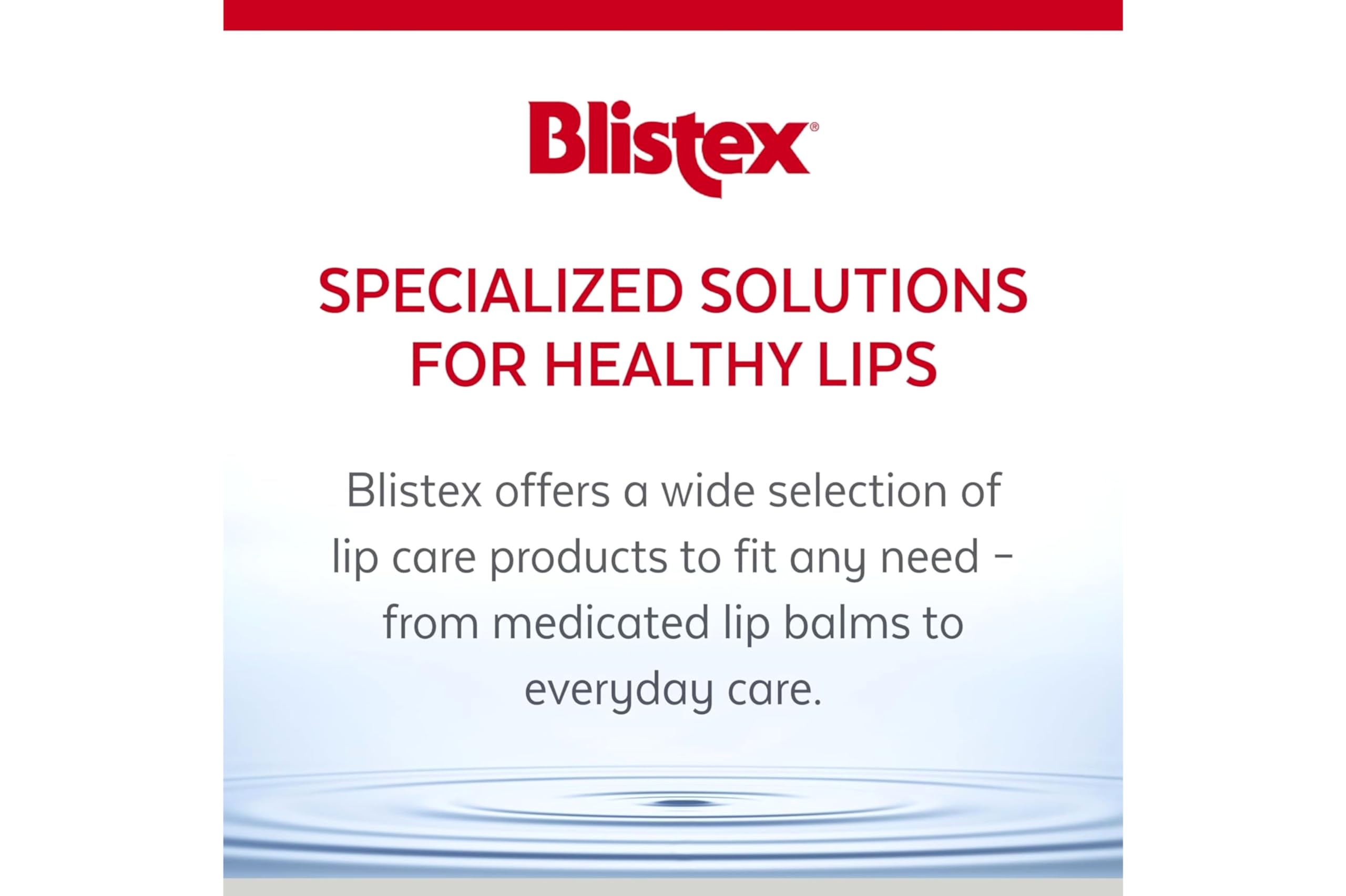 Blistex six-pack lifestyle on outdoor table showing travel-ready sun protection