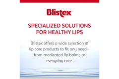 Blistex six-pack lifestyle on outdoor table showing travel-ready sun protection