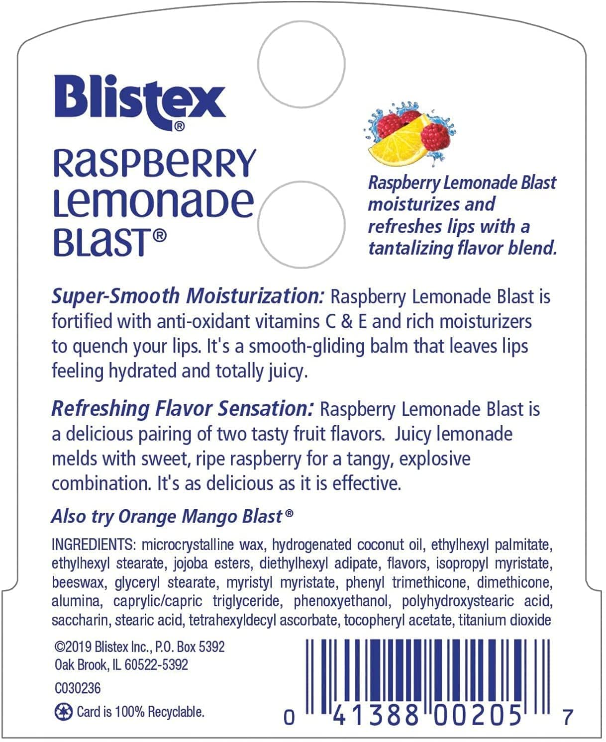 Blistex tube next to keys showing brand portability and travel-friendly size