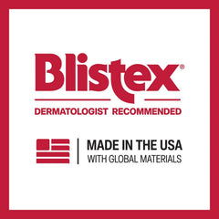 Blistex Soft & Lush applied to lips demonstrating hydrated soft appearance