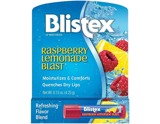 Blistex texture close-up highlighting smooth glide and moisturizing finish