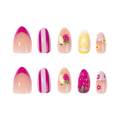 bloazife nails in hand conveying scale and easy everyday wearability
