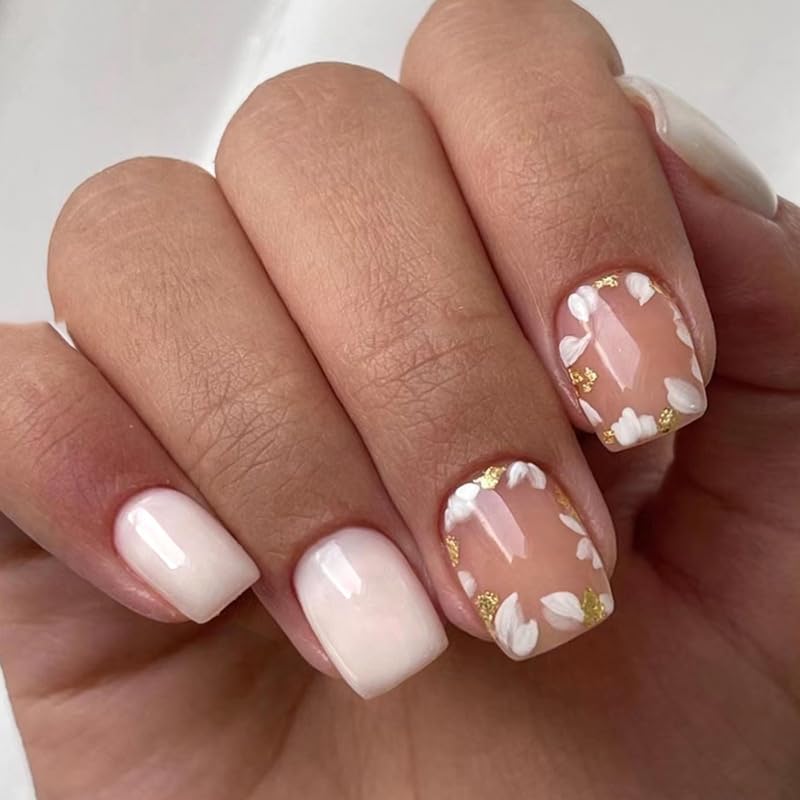 Bloazife arranged nail sizes and chart illustrating proper fit selection for each finger