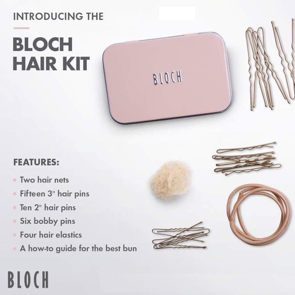 Close-up of Bloch pins nets and elastics highlighting durable fasteners for secure hold