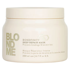 BlondMe jar front view showing product and professional salon packaging benefits