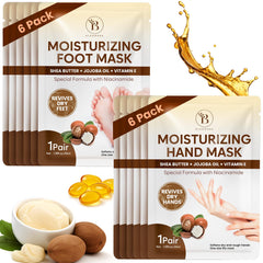 BLOOMORA front packaging showing full moisturizing mask set and benefits