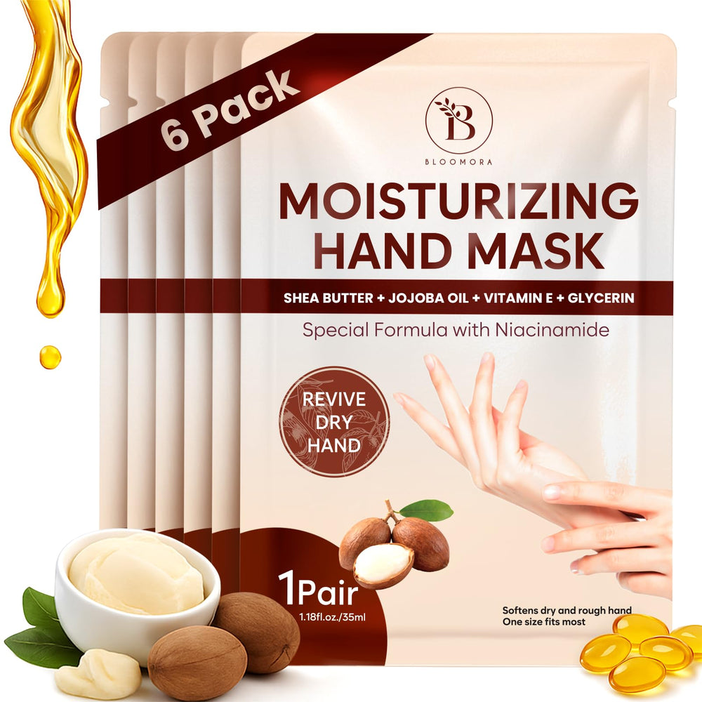 BLOOMORA front packaging showing six pairs and benefits
