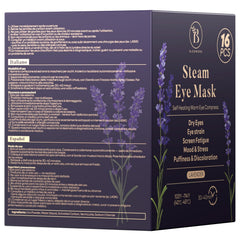 BLOOMORA lavender sprigs beside mask highlighting calming scent