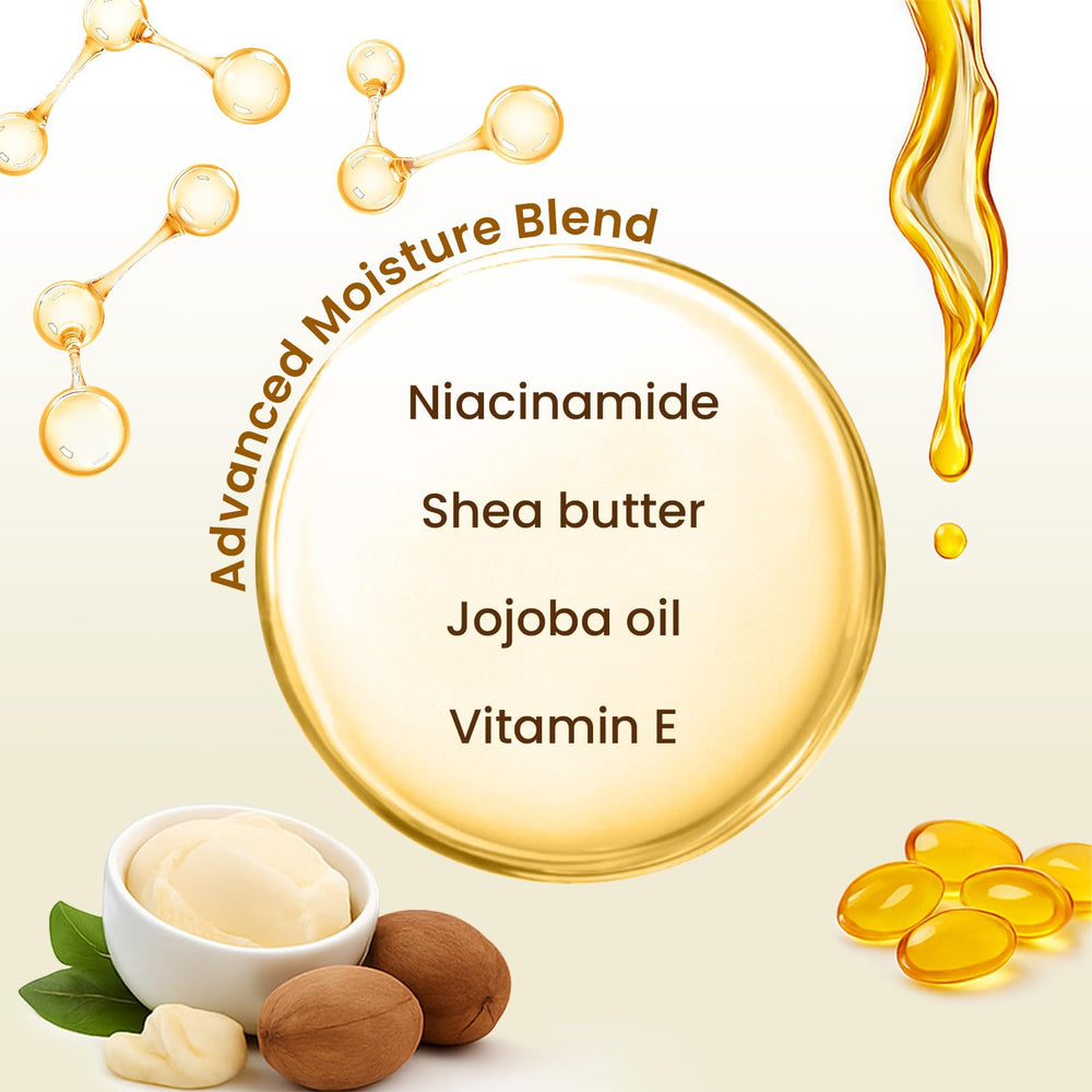 BLOOMORA creamy serum texture on hand showing nourishment