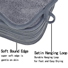 BloomSesame reinforced edge detail preventing fraying and extending cloth lifespan