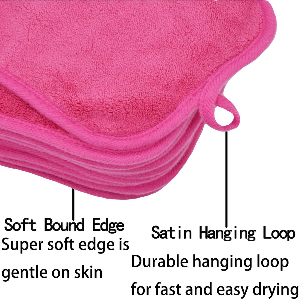 BloomSesame cloth removing mascara from eye showing gentle, effective cleansing