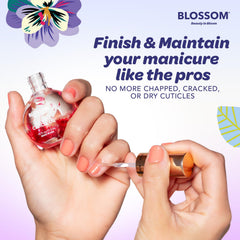 Blossom grape oil texture pool illustrating lightweight, fast-absorbing hydration