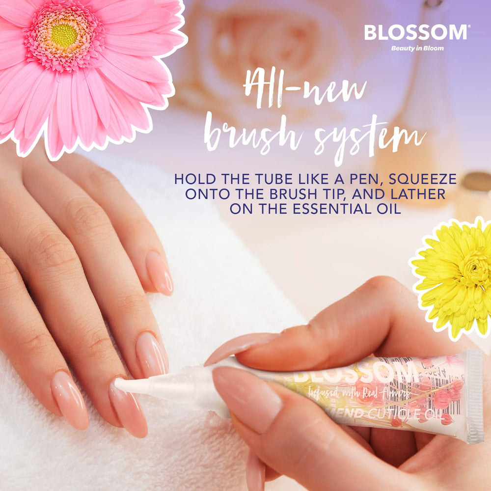 Blossom hibiscus handholding lifestyle shot showcasing easy one-handed use and daily care